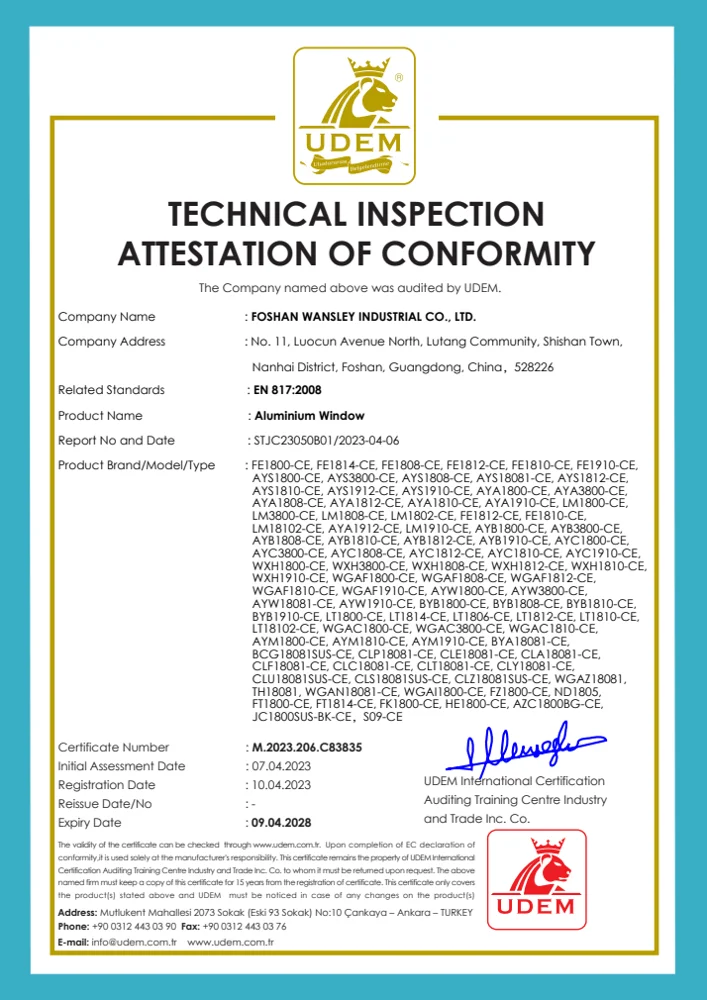 Technical attestation document