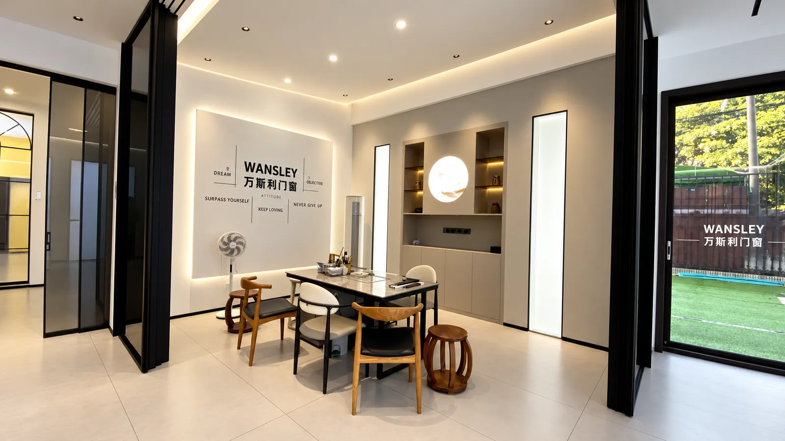 WANSLEY showroom display 4