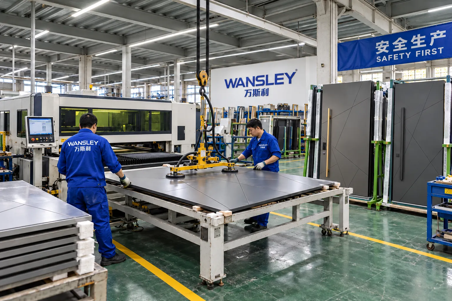 WANSLEY Entry Doors workshop